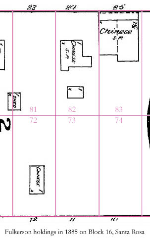 1885 Sanborn Map of Santa Rosa