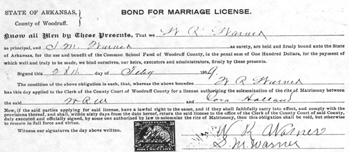 Woodruff Co., Marriages, Bk. I, Pg. 336